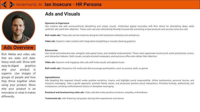 Choosing the right ads in HR