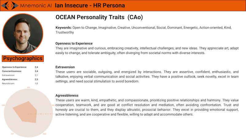 OCEAN PErsonality for HR